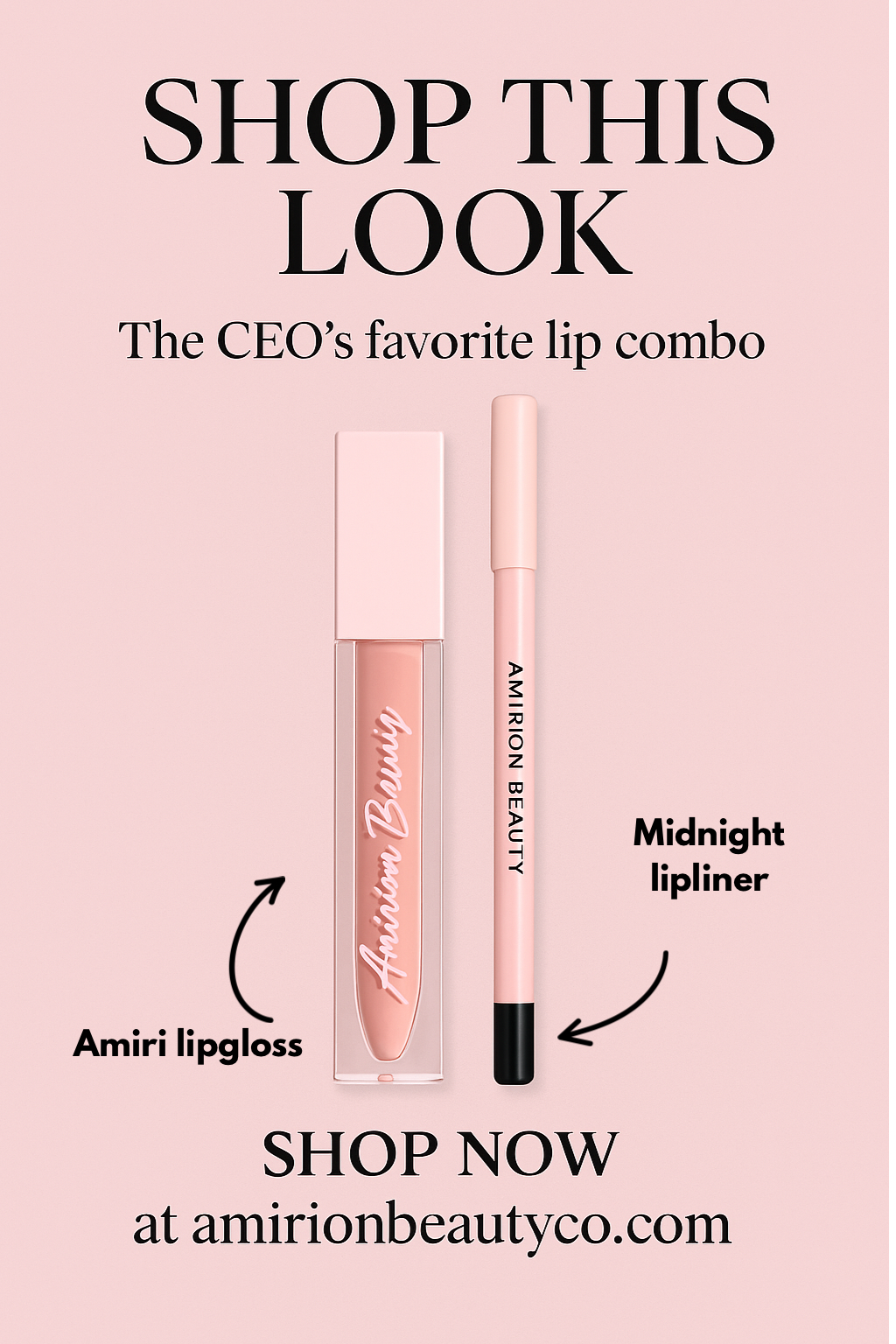 Amiri and midnight lip combo